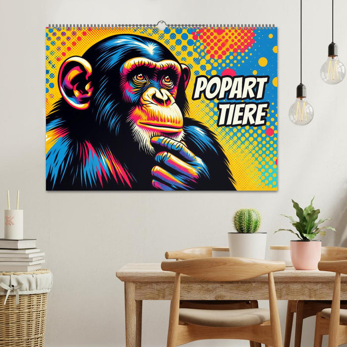 Popart-Tiere (CALVENDO Wandkalender 2026)
