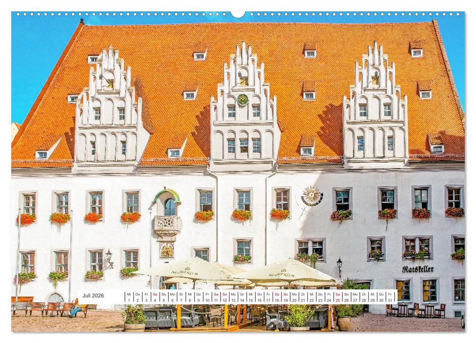Meißen und seine Wahrzeichen (CALVENDO Premium Wandkalender 2026)