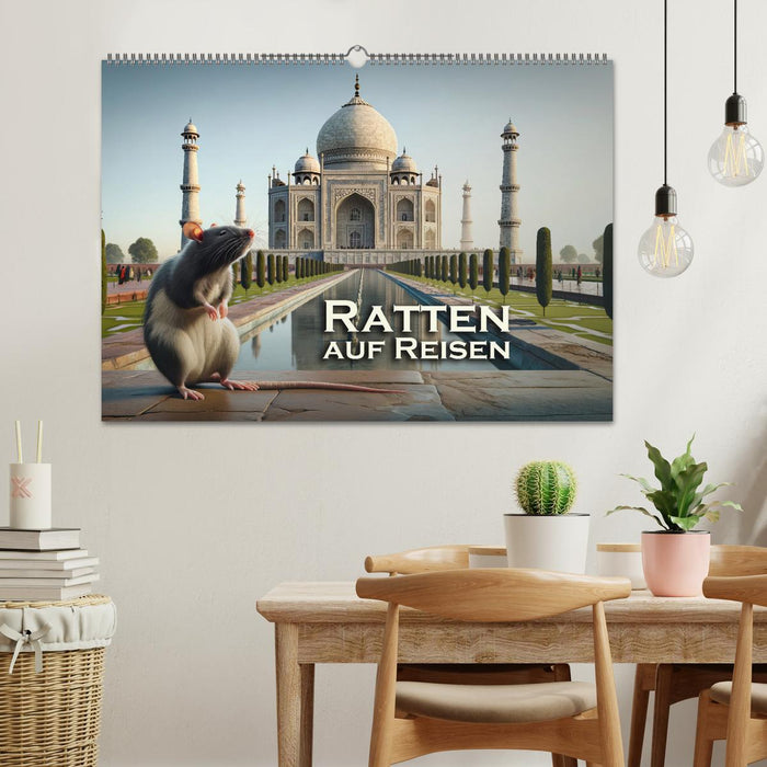 Ratten auf Reisen (CALVENDO Wandkalender 2026)