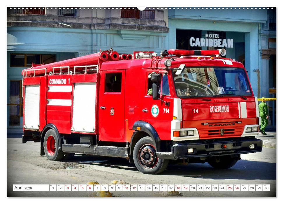 KAMAZ - Die LKW-Ikone der UdSSR auf Kubas Straßen (CALVENDO Premium Wandkalender 2026)