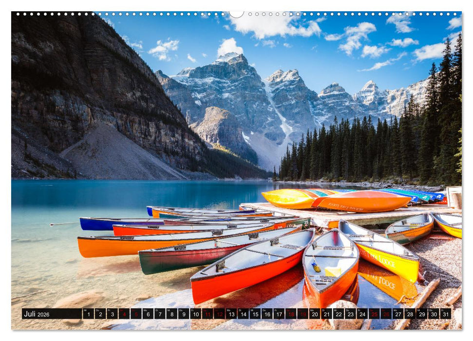 Kanada - Abenteuer in den Nationalparks (CALVENDO Premium Wandkalender 2026)