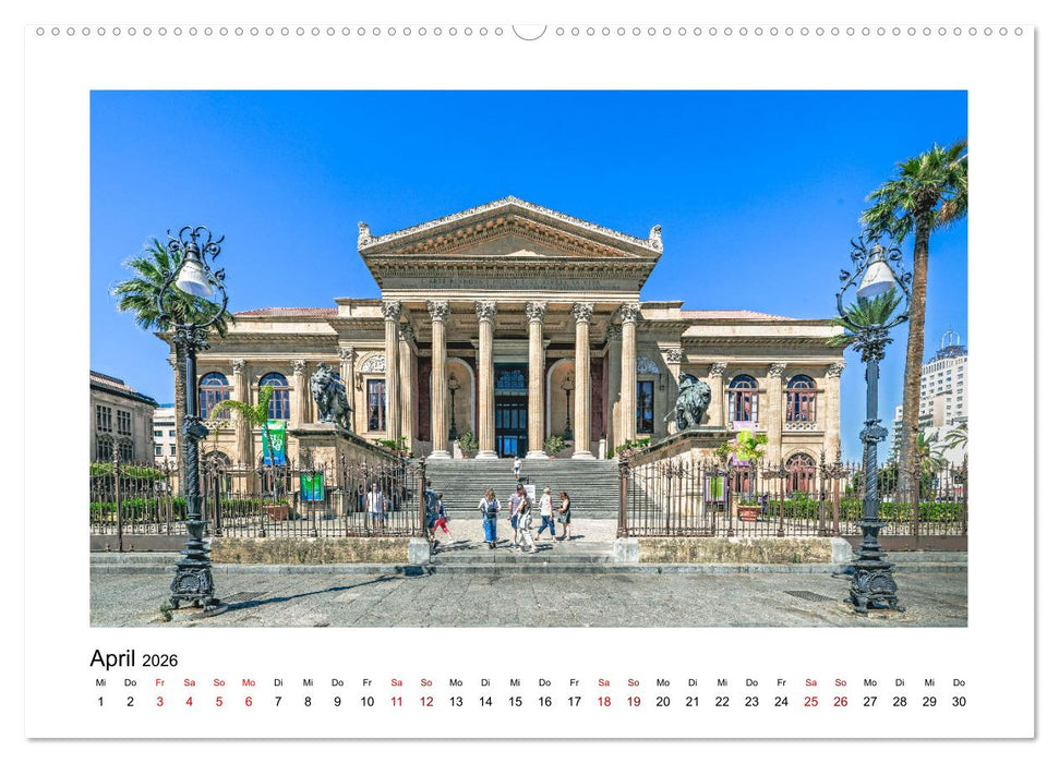 Palermo - Die Seele Siziliens (CALVENDO Premium Wandkalender 2026)