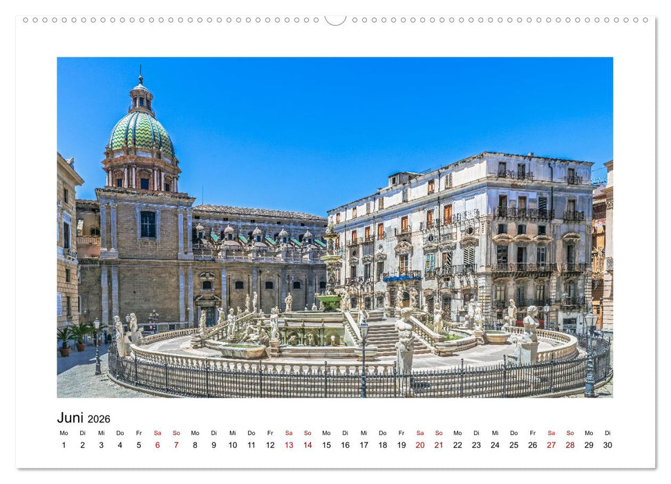 Palermo - Die Seele Siziliens (CALVENDO Premium Wandkalender 2026)