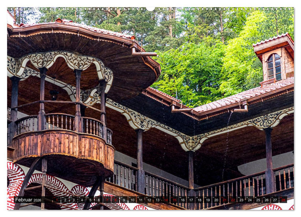 Rila Kloster – Weltkulturerbe in Bulgarien (CALVENDO Premium Wandkalender 2026)