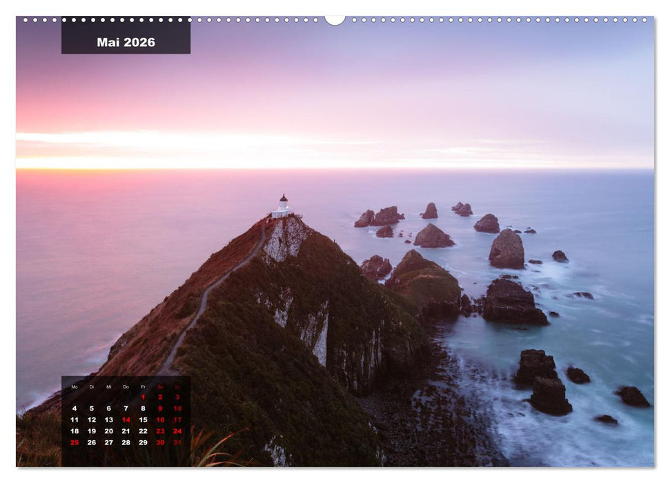 Neuseeland - Traumlandschaften aus einem Naturparadies (CALVENDO Premium Wandkalender 2026)
