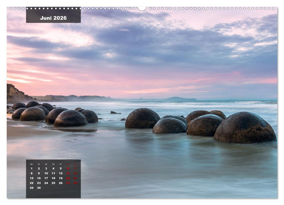 Neuseeland - Traumlandschaften aus einem Naturparadies (CALVENDO Premium Wandkalender 2026)