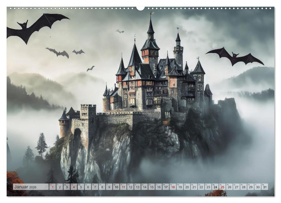 Dunkle Mysterien (CALVENDO Wandkalender 2026)