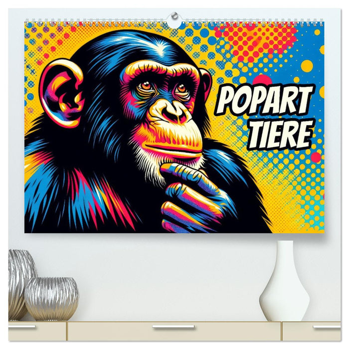 Popart-Tiere (CALVENDO Premium Wandkalender 2026)