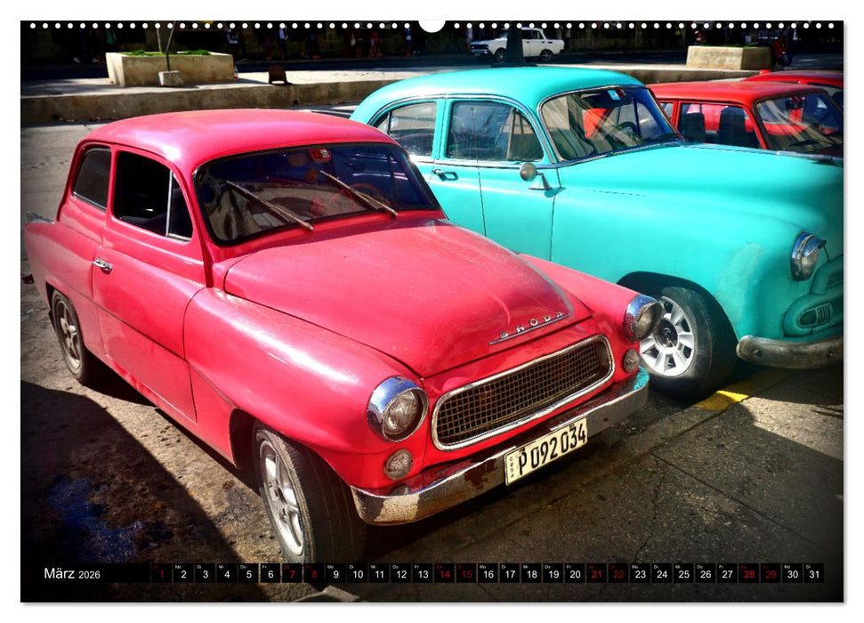 Best of Skoda - Ein Exportschlager der CSSR (CALVENDO Wandkalender 2026)