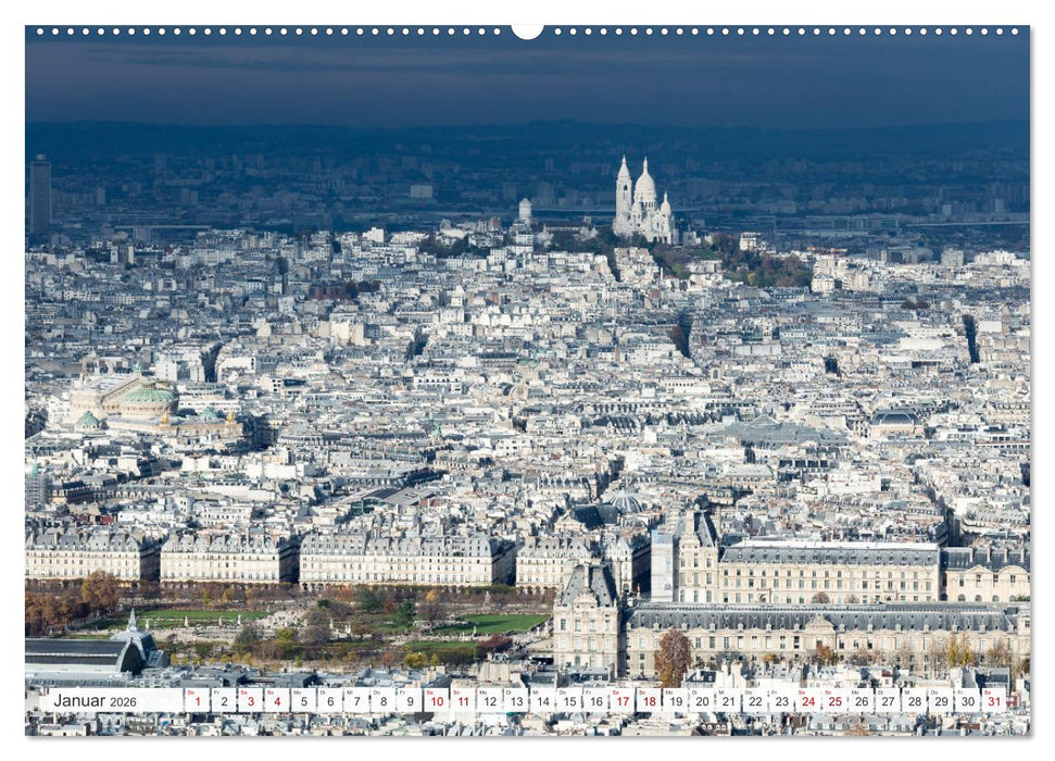 Paris - La Ville Lumière (CALVENDO Premium Wandkalender 2026)