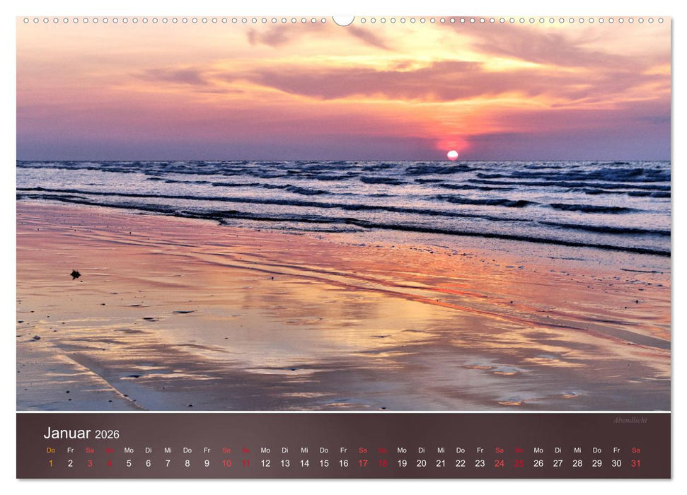 Farben am Meer (CALVENDO Premium Wandkalender 2026)