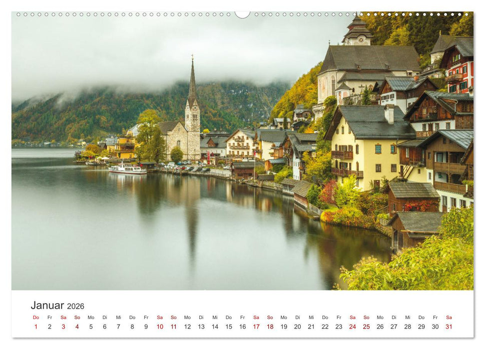 Hallstatt - Die Perle Österreichs (CALVENDO Wandkalender 2026)