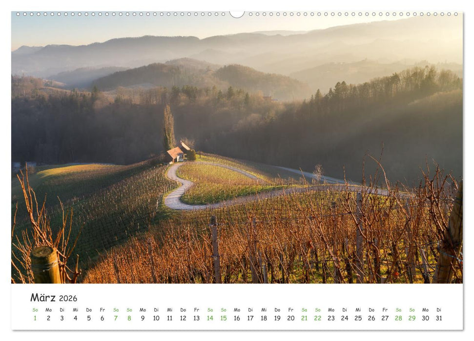 Südsteiermark365 (CALVENDO Premium Wandkalender 2026)