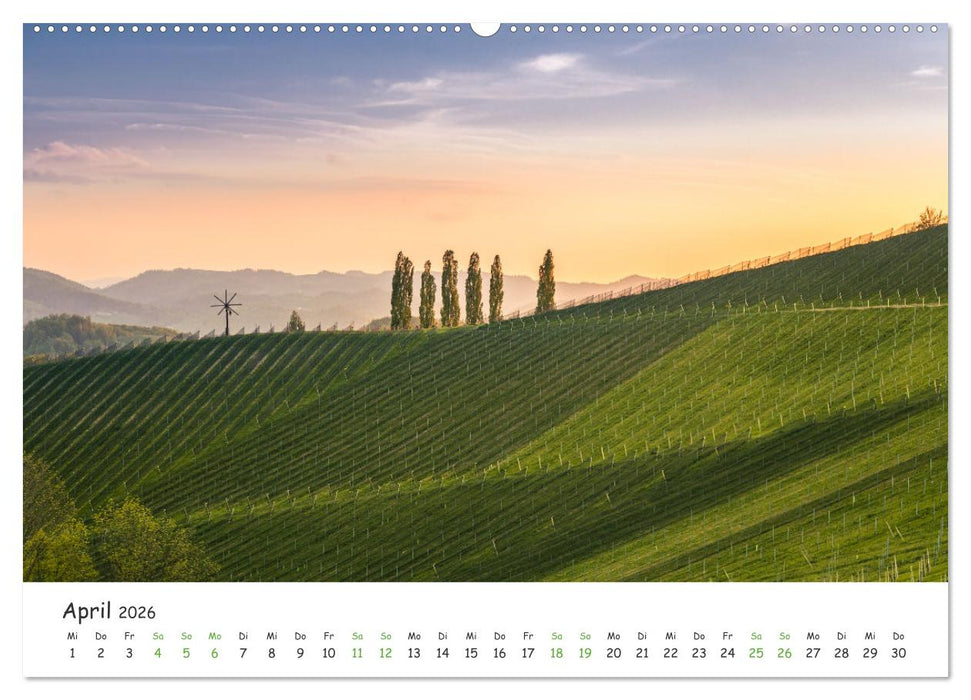 Südsteiermark365 (CALVENDO Premium Wandkalender 2026)
