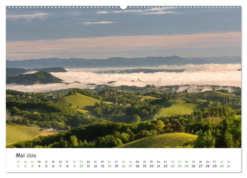Südsteiermark365 (CALVENDO Premium Wandkalender 2026)