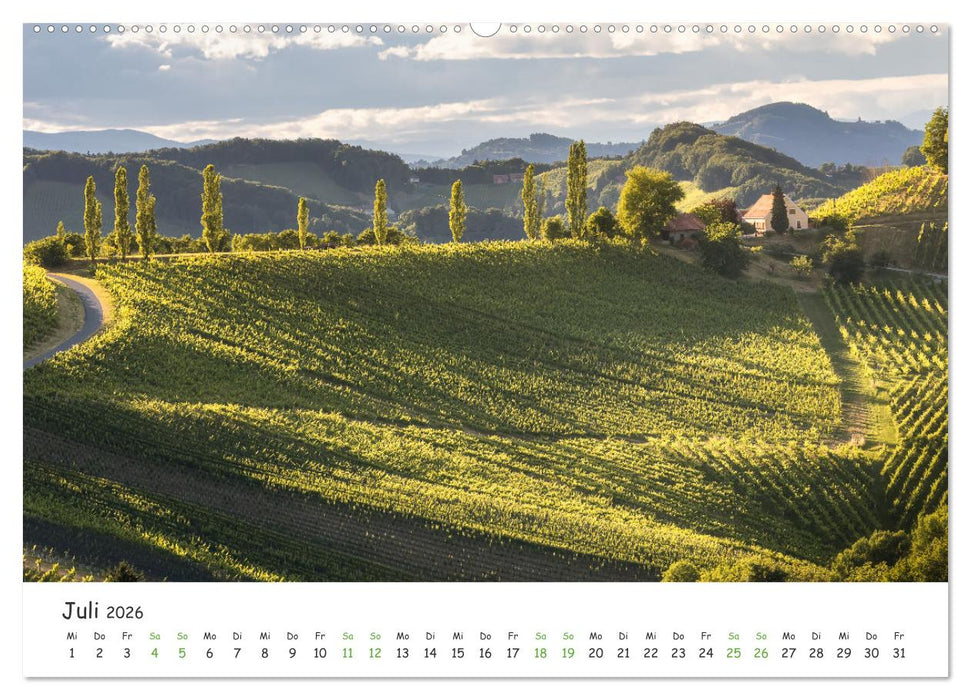 Südsteiermark365 (CALVENDO Premium Wandkalender 2026)