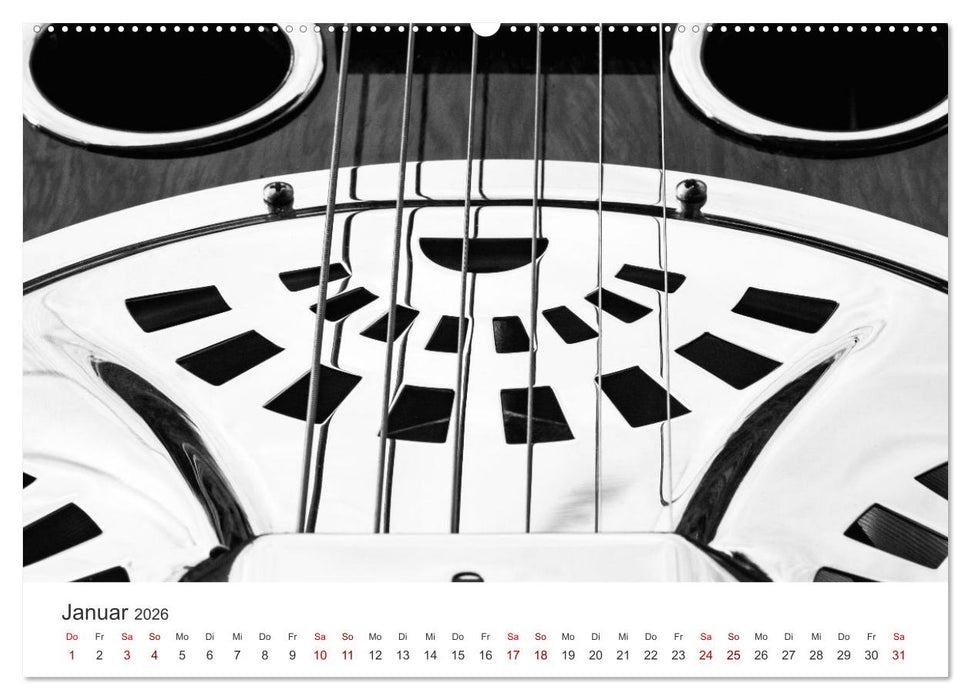 Dobro-Gitarre (CALVENDO Premium Wandkalender 2026)