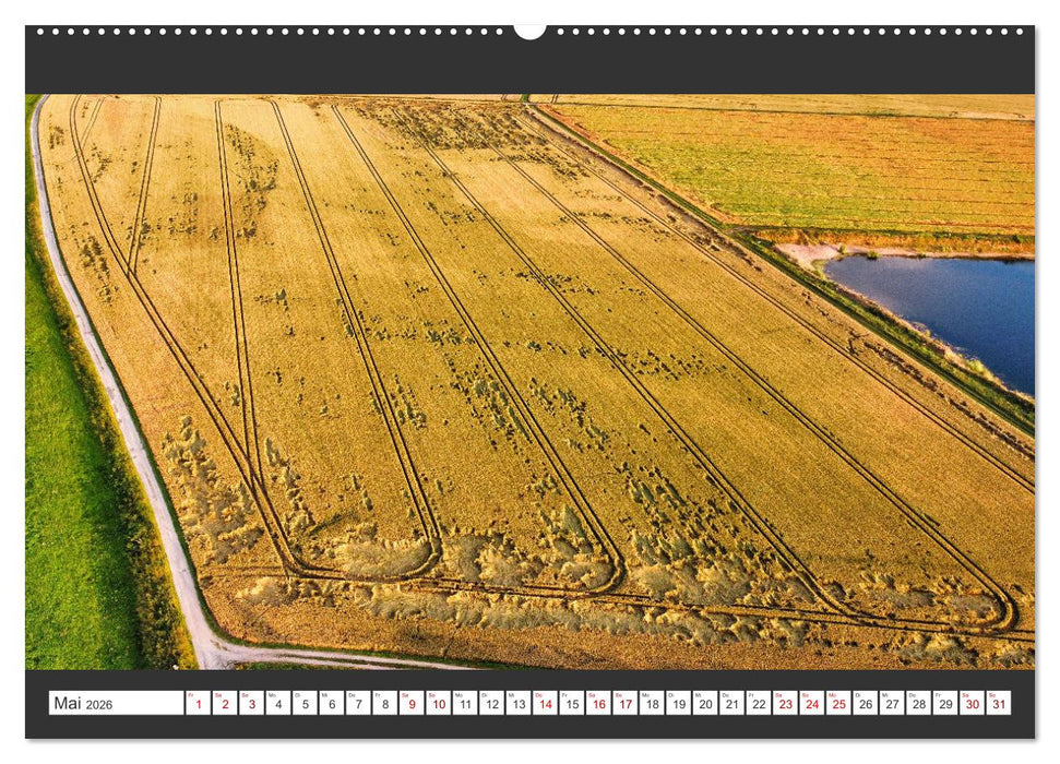 Die Natur von oben - aufgenommen über Deutschland (CALVENDO Premium Wandkalender 2026)