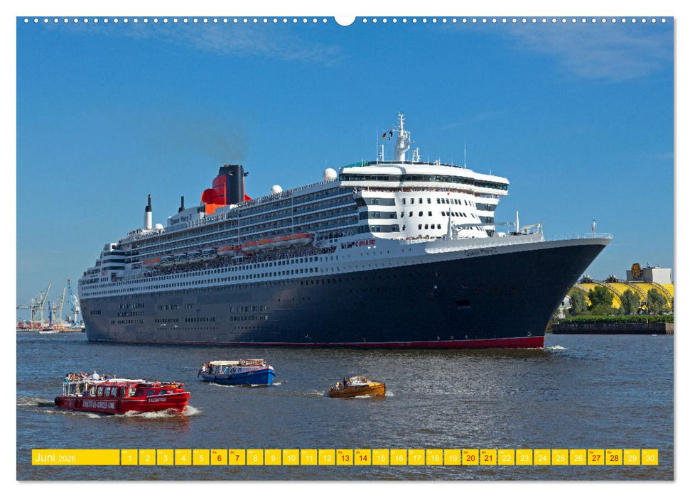 Hamburg - Perle an der Elbe (CALVENDO Premium Wandkalender 2026)