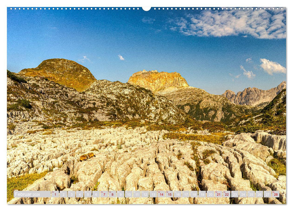 Arlberger Bergwelten (CALVENDO Premium Wandkalender 2026)