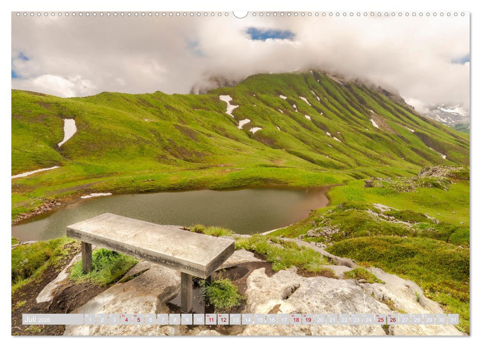 Arlberger Bergwelten (CALVENDO Premium Wandkalender 2026)
