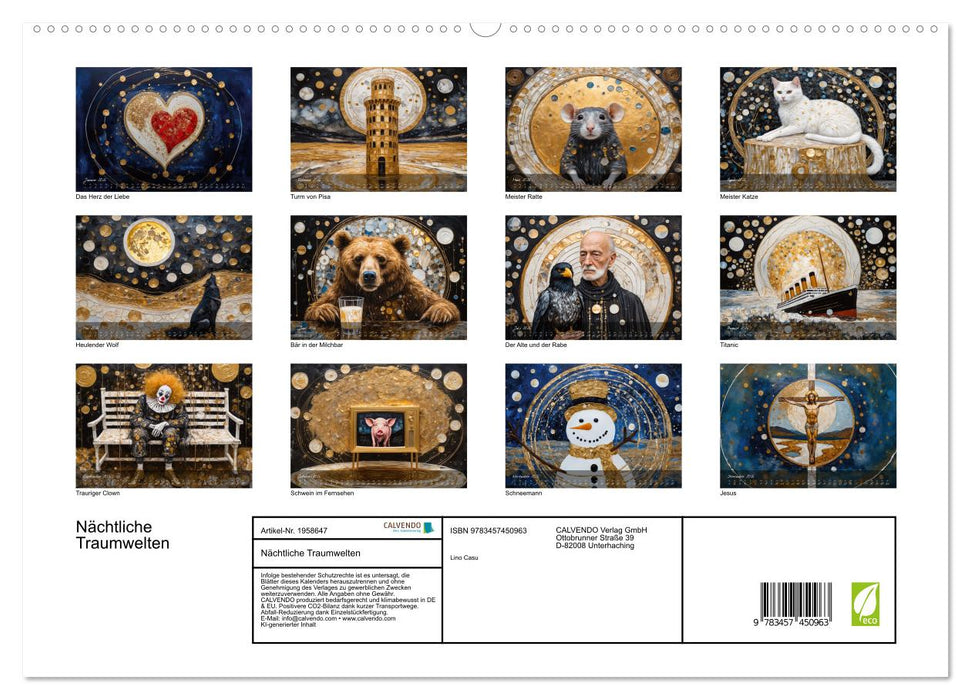 Nächtliche Traumwelten (CALVENDO Premium Wandkalender 2026)