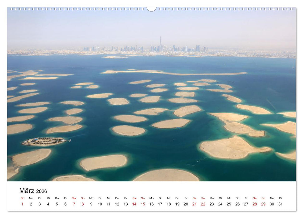 Weltstadt Dubai (CALVENDO Premium Wandkalender 2026)