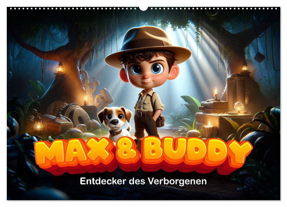 Max und Buddy: Entdecker des Verborgenen (CALVENDO Wandkalender 2026)