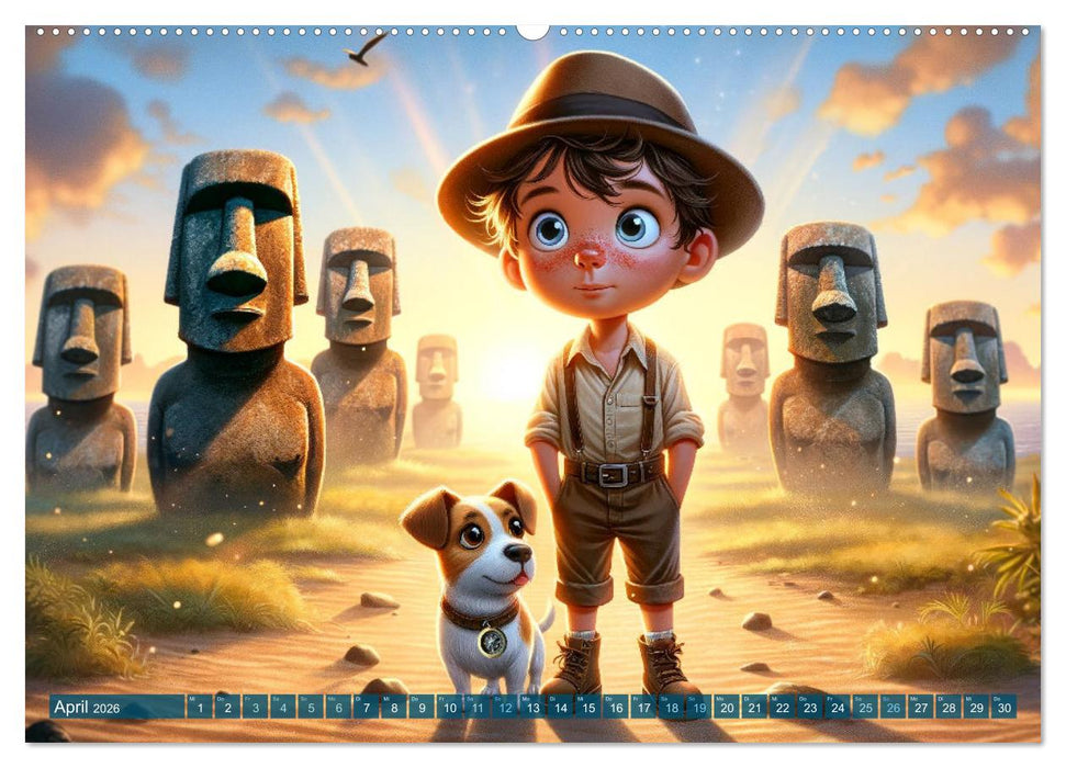 Max und Buddy: Entdecker des Verborgenen (CALVENDO Wandkalender 2026)