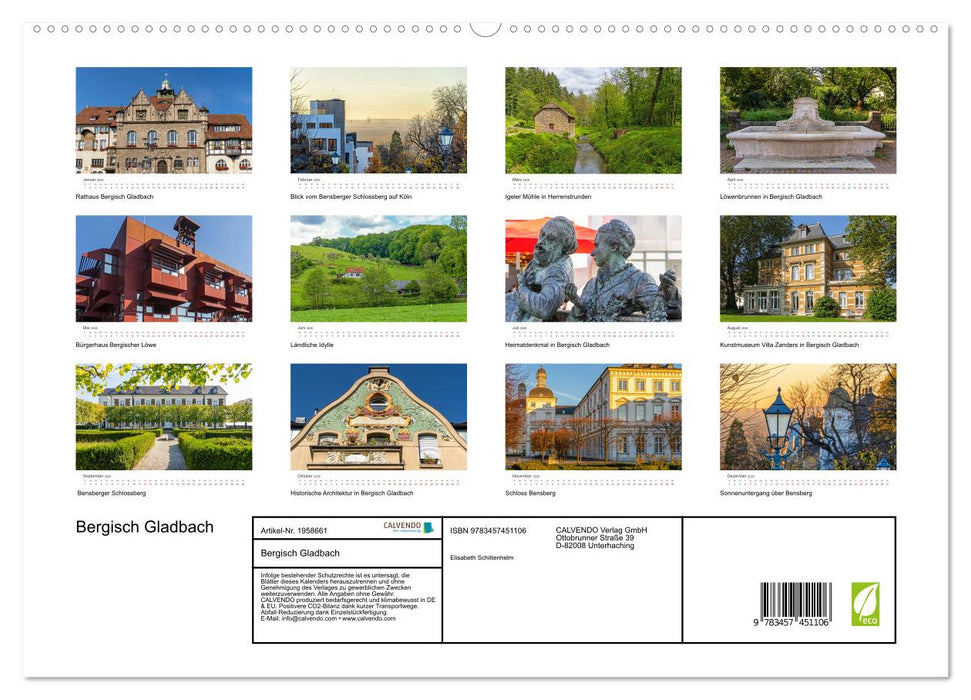 Bergisch Gladbach (CALVENDO Premium Wandkalender 2026)