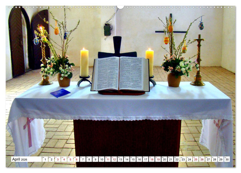 Die Kirche von Mühlhausen - Ein architektonisches Kleinod in Ostpreußen (CALVENDO Premium Wandkalender 2026)