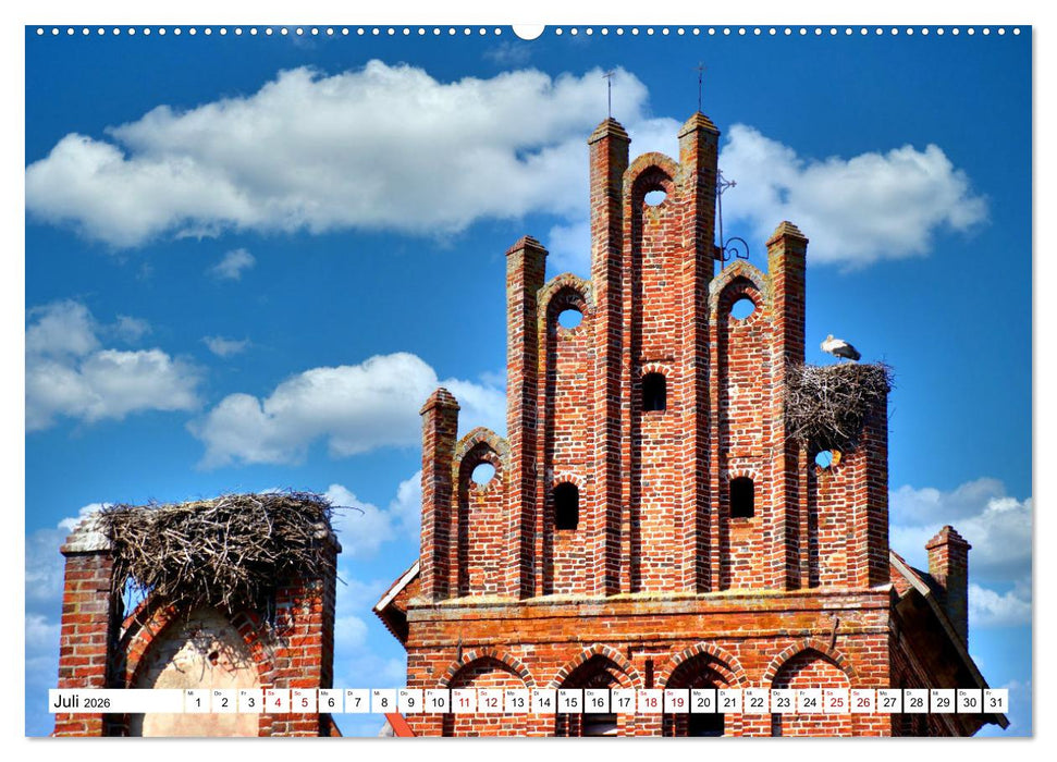 Die Kirche von Mühlhausen - Ein architektonisches Kleinod in Ostpreußen (CALVENDO Premium Wandkalender 2026)