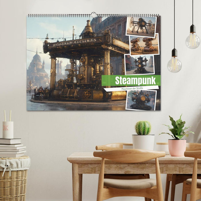 Steampunk Maschinen der Straße (CALVENDO Wandkalender 2026)