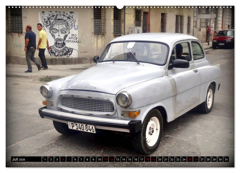 Best of Skoda - Ein Exportschlager der CSSR (CALVENDO Premium Wandkalender 2026)