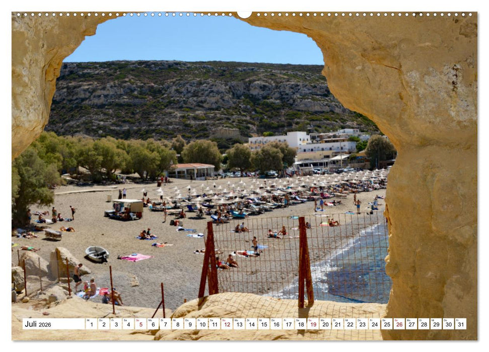 Kretas faszinierender Süden (CALVENDO Premium Wandkalender 2026)
