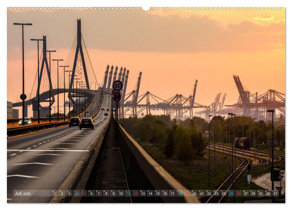 Hamburg Architektur und Stadtlandschaft (CALVENDO Premium Wandkalender 2026)