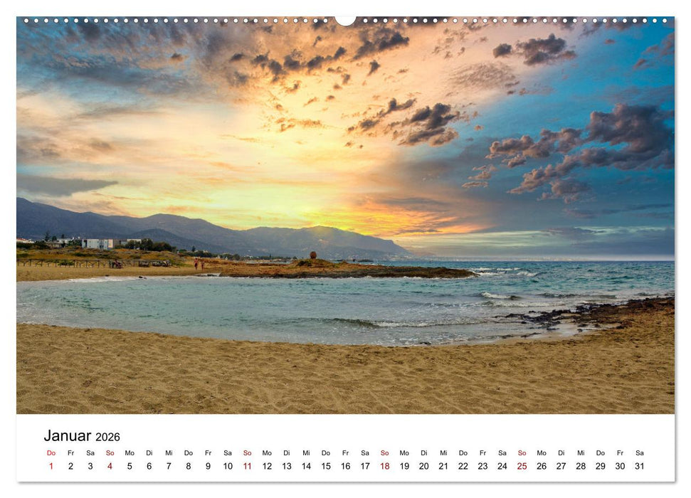 Kretas malerischer Osten (CALVENDO Premium Wandkalender 2026)