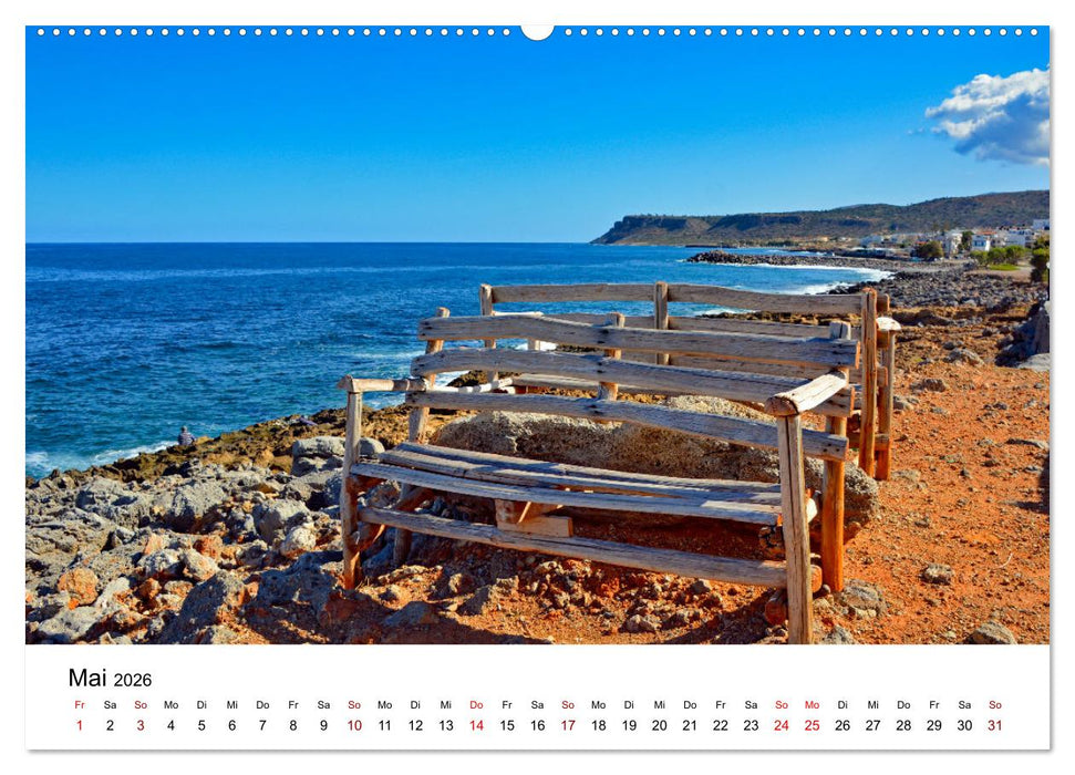 Kretas malerischer Osten (CALVENDO Premium Wandkalender 2026)
