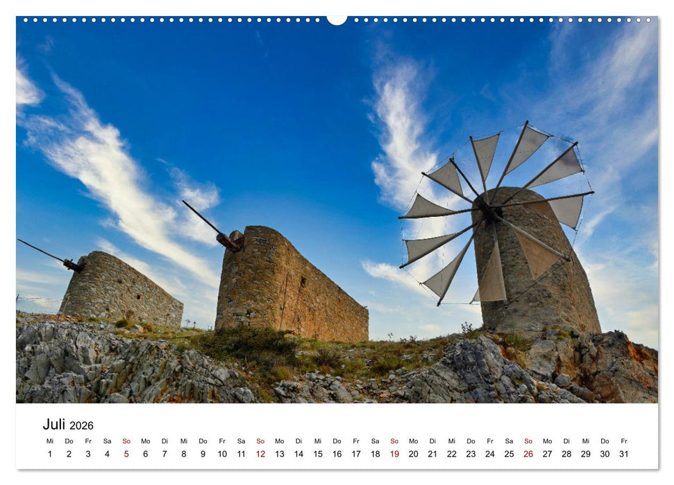 Kretas malerischer Osten (CALVENDO Premium Wandkalender 2026)