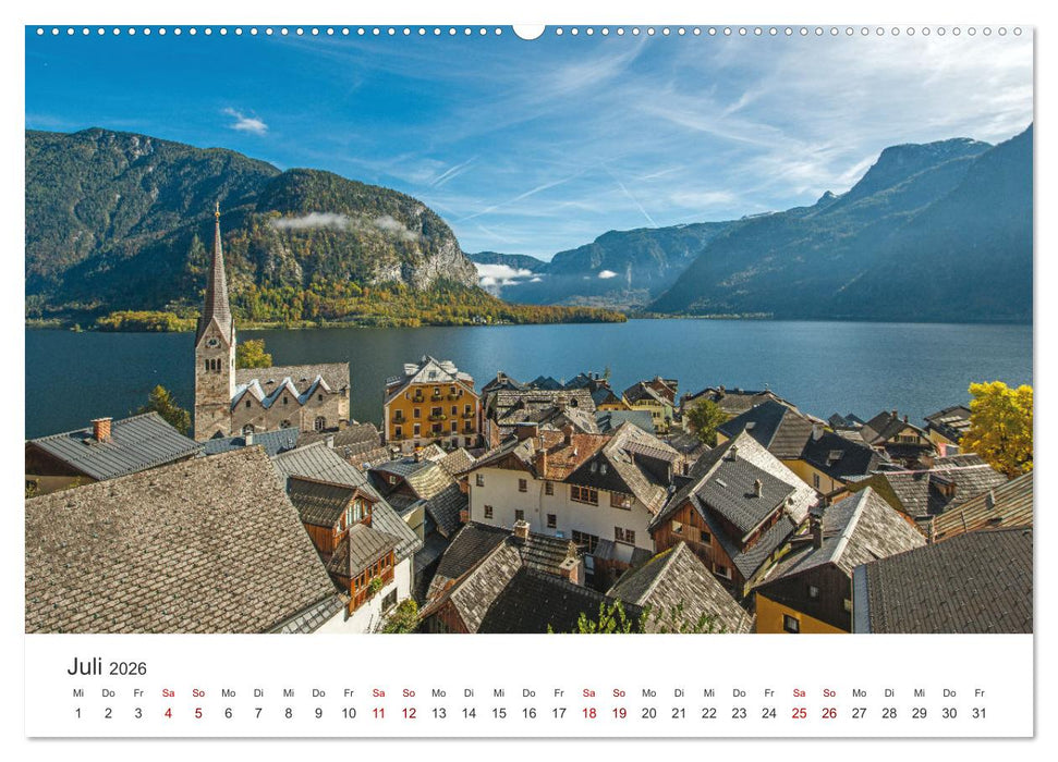 Hallstatt - Die Perle Österreichs (CALVENDO Premium Wandkalender 2026)