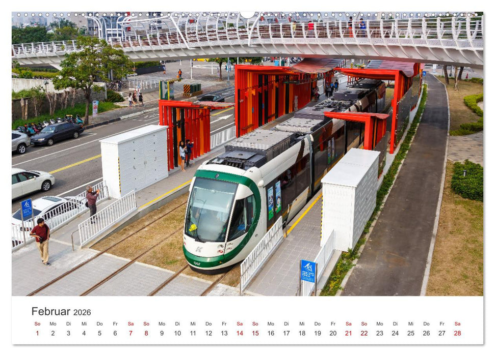 Trams und Straßenbahnen (CALVENDO Premium Wandkalender 2026)