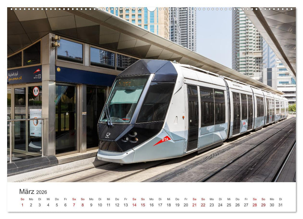 Trams und Straßenbahnen (CALVENDO Premium Wandkalender 2026)