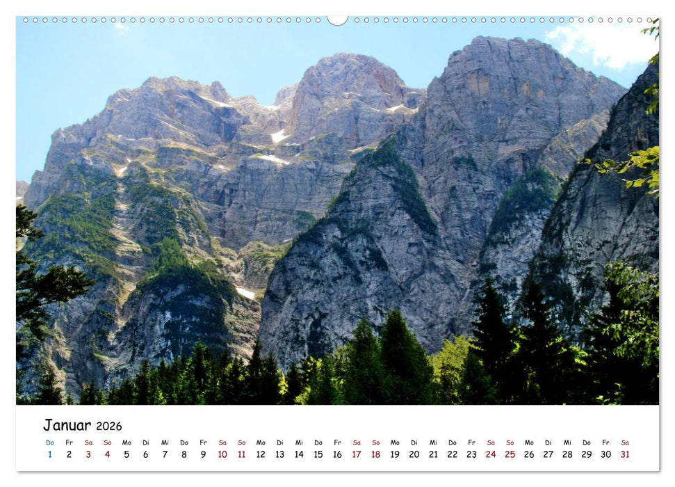 Slowenien - Triglav Nationalpark (CALVENDO Premium Wandkalender 2026)