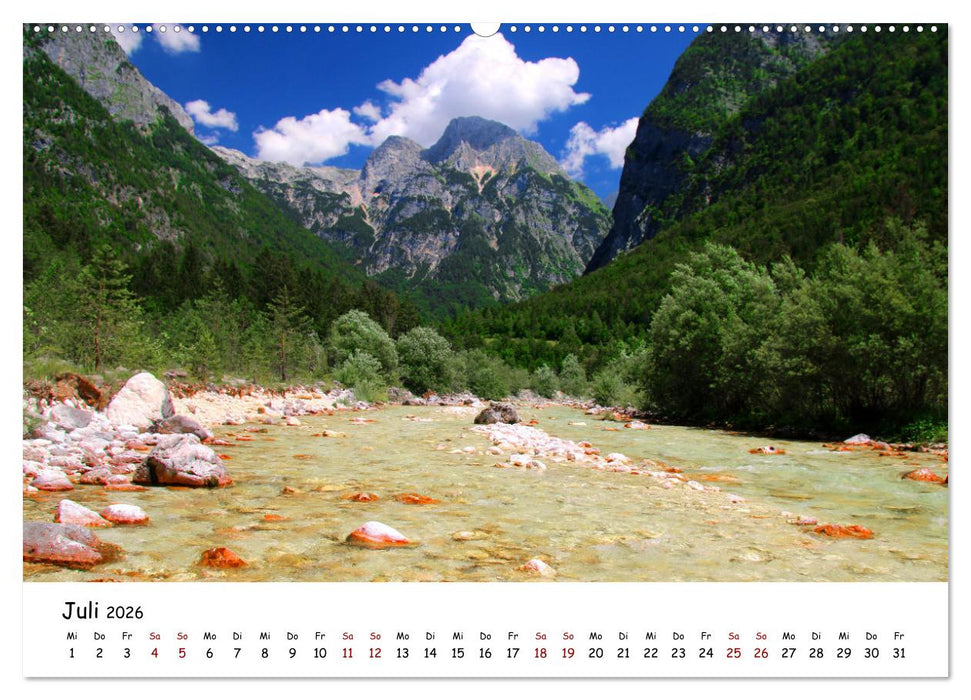 Slowenien - Triglav Nationalpark (CALVENDO Premium Wandkalender 2026)