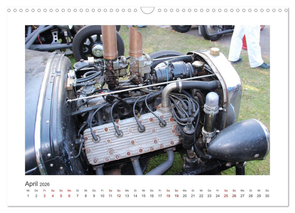 Ford Flathead V8 Motoren (CALVENDO Wandkalender 2026)