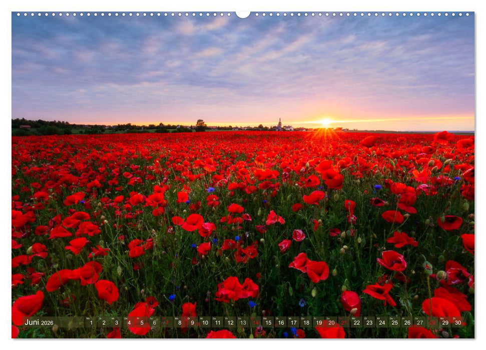 Stimmungsvolle Landschaften in Sachsen 2026 (CALVENDO Premium Wandkalender 2026)