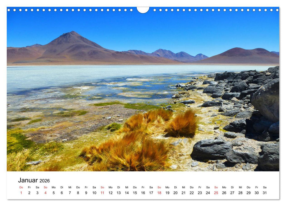 Bolivien - Die geheime Perle Südamerikas (CALVENDO Wandkalender 2026)