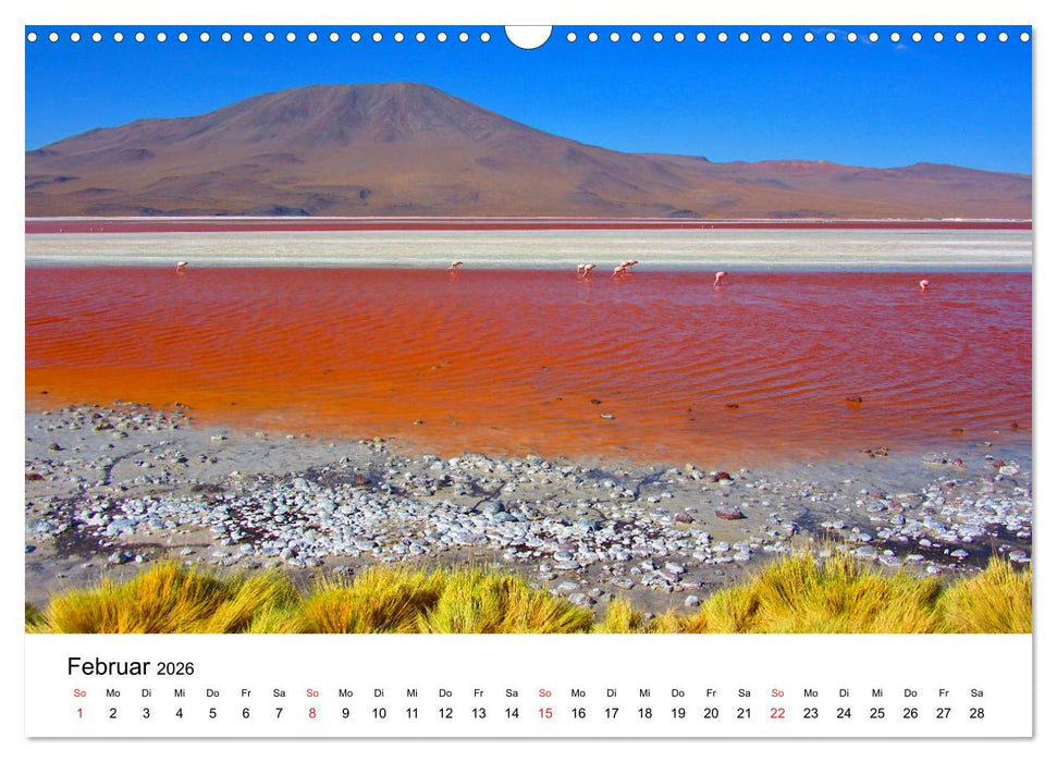 Bolivien - Die geheime Perle Südamerikas (CALVENDO Wandkalender 2026)