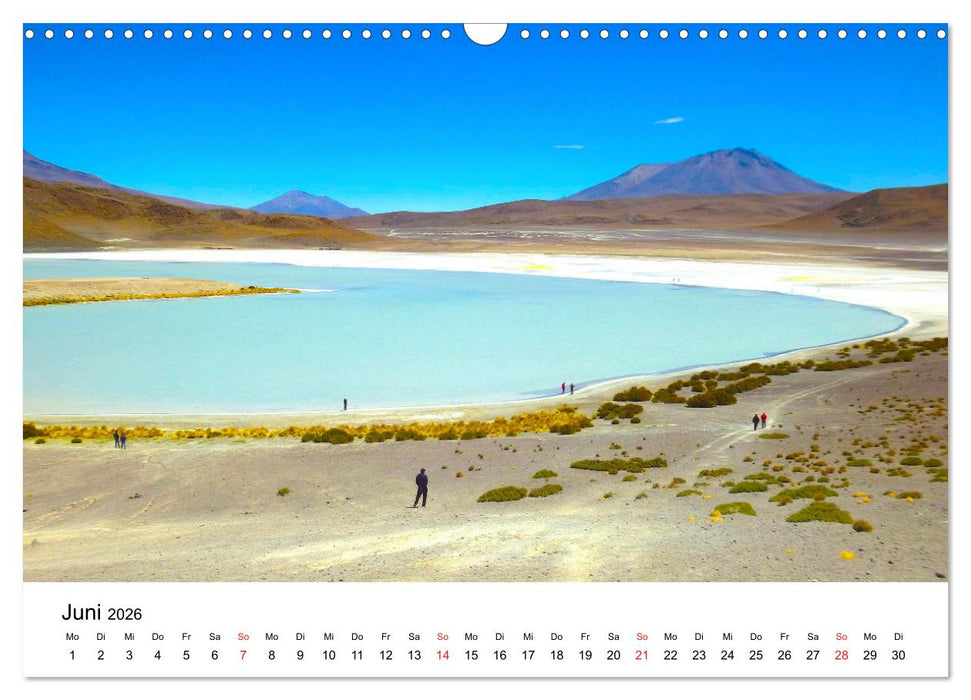 Bolivien - Die geheime Perle Südamerikas (CALVENDO Wandkalender 2026)