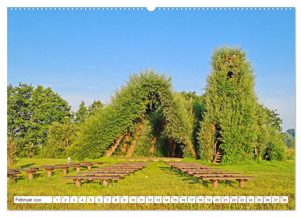 Boizenburg an der Elbe - Fliesenstadt im Dreiländereck (CALVENDO Premium Wandkalender 2026)